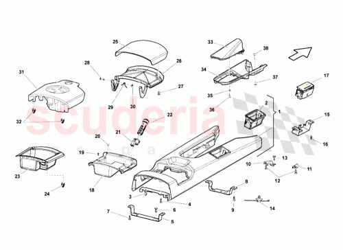 Part Diagram for Lamborghini 400863343G