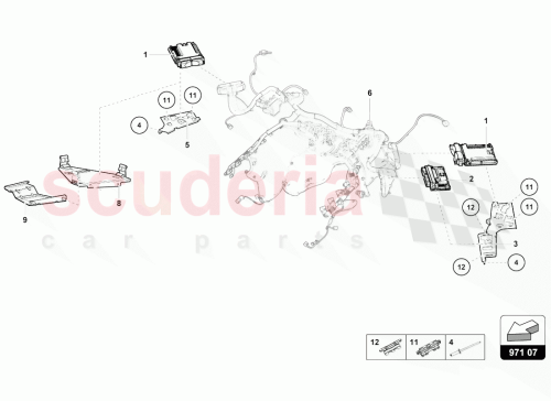 Part Diagram for Lamborghini 4T0907552M