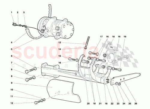 Part Diagram for Lamborghini 004534071