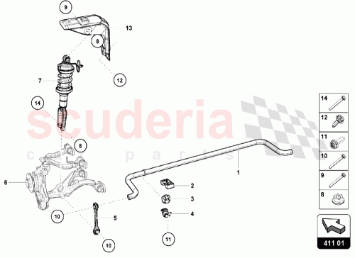 Part Diagram for Lamborghini N10314506