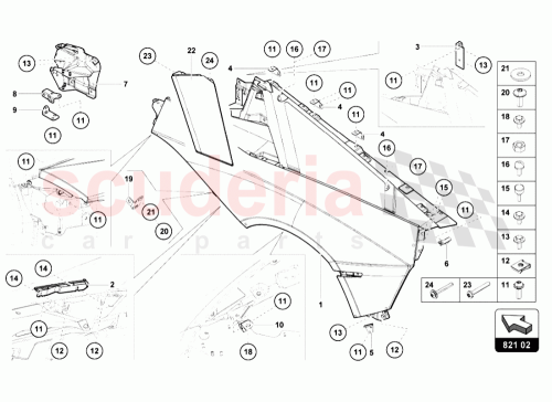 Part Diagram for Lamborghini 470857290A