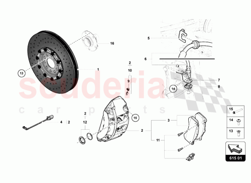 Part Diagram for Lamborghini 470615106P