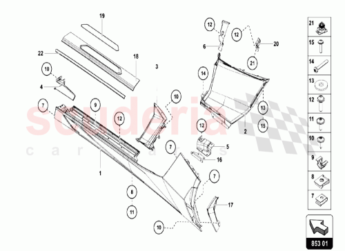 Part Diagram for Lamborghini 470853564D