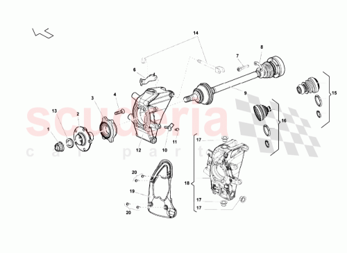 Part Diagram for Lamborghini 420505433A