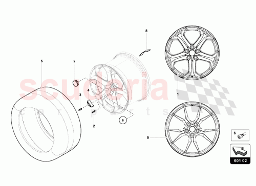 Part Diagram for Lamborghini 470601017AC