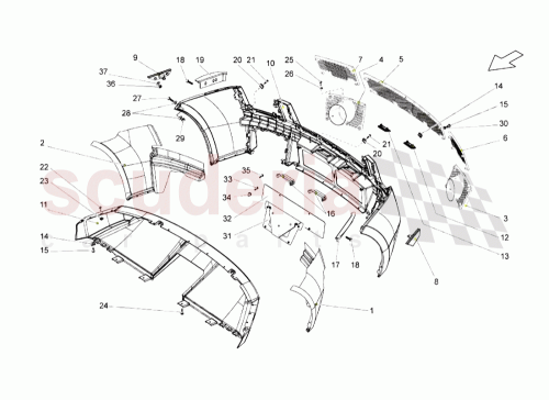 Part Diagram for Lamborghini 400807870