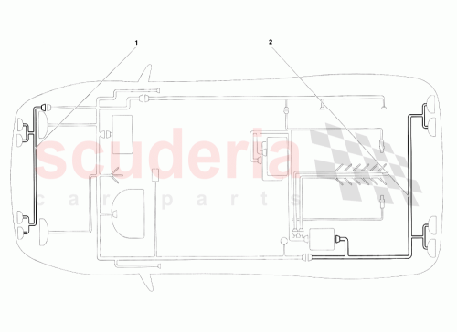 Part Diagram for Lamborghini 006138155