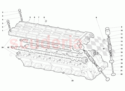 Part Diagram for Lamborghini 001224997
