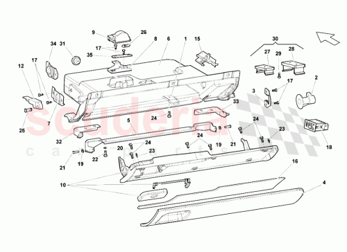 Part Diagram for Lamborghini 408857924B