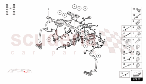 Part Diagram for Lamborghini 7L0971848