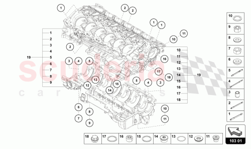 Part Diagram for Lamborghini WHT004882A