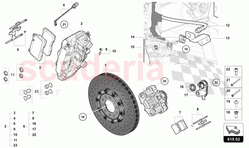 Part Diagram for Lamborghini 470615408E