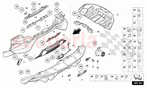 Part Diagram for Lamborghini 470251237J