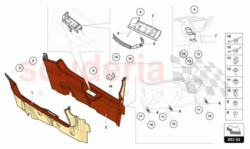 Part Diagram for Lamborghini 472854904F