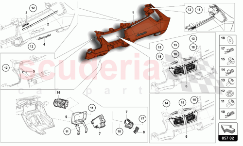 Part Diagram for Lamborghini 472857226B