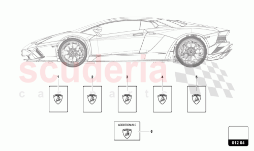 Part Diagram for Lamborghini 475012742GP