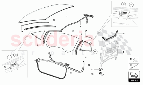 Part Diagram for Lamborghini 475845299C