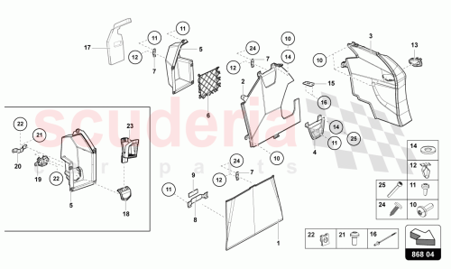 Part Diagram for Lamborghini 475868420