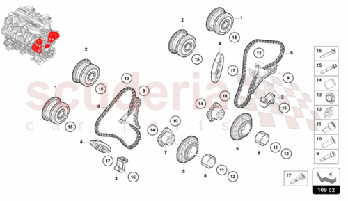 Part Diagram for Lamborghini 07M109315