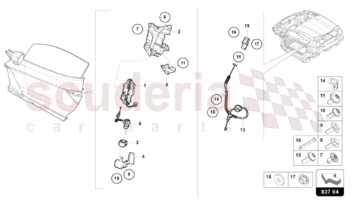 Part Diagram for Lamborghini 47A837016