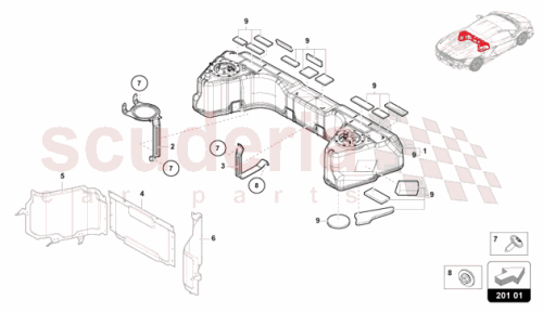 Part Diagram for Lamborghini N91276201