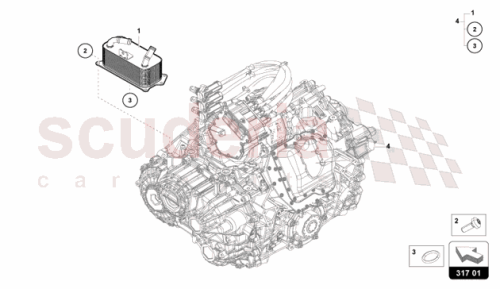 Part Diagram for Lamborghini 47B317023