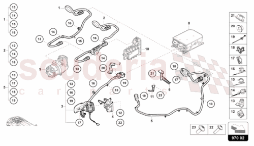 Part Diagram for Lamborghini 3Q0971897