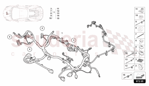Part Diagram for Lamborghini 47A971111K