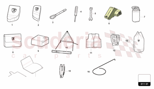 Part Diagram for Lamborghini 47B012243