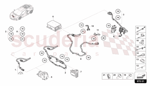 Part Diagram for Lamborghini 47A971109D