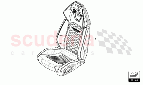 Part Diagram for Lamborghini 4T0881011L
