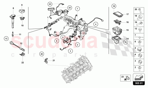Part Diagram for Lamborghini N10584001