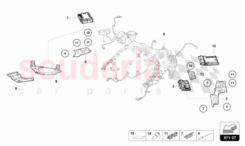 Part Diagram for Lamborghini 4T0907552BB