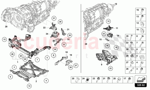 Part Diagram for Lamborghini N91273001