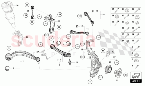 Part Diagram for Lamborghini WHT007061