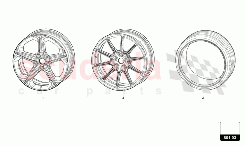 Part Diagram for Lamborghini 4ML601305A