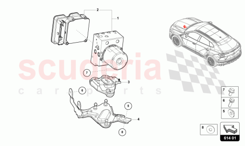 Part Diagram for Lamborghini 4M6907379AFREP