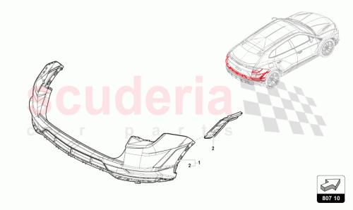 Part Diagram for Lamborghini 4ML807788