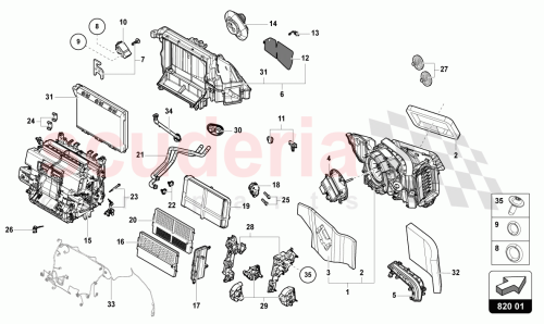 Part Diagram for Lamborghini 4M2819422