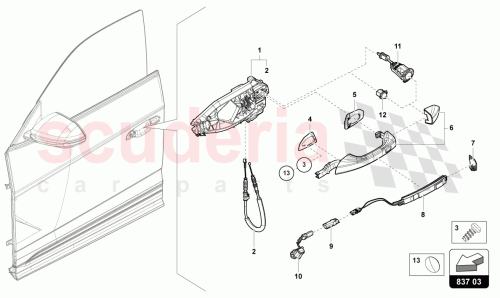 Part Diagram for Lamborghini 4ML837294
