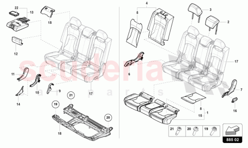 Part Diagram for Lamborghini 4ML8855986PS