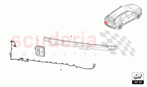Part Diagram for Lamborghini 4N0907410D