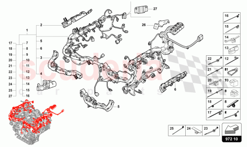 Part Diagram for Lamborghini 0P2971595DK