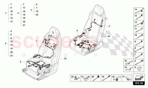 Part Diagram for Lamborghini 4ML971366L