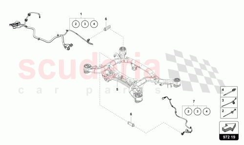 Part Diagram for Lamborghini 4M8974220A