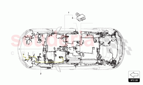 Part Diagram for Lamborghini 4N0035585