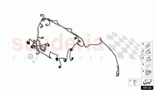 Part Diagram for Lamborghini 4M1971569