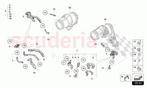 Part Diagram for Lamborghini 4M0131849C