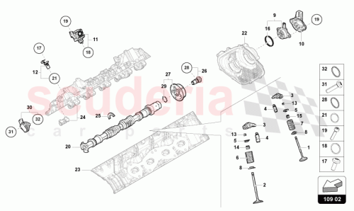 Part Diagram for Lamborghini 0P2109623