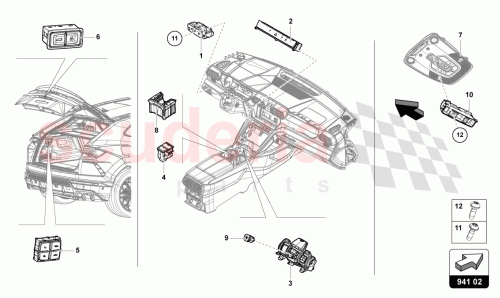 Part Diagram for Lamborghini 4ML713120NQH9